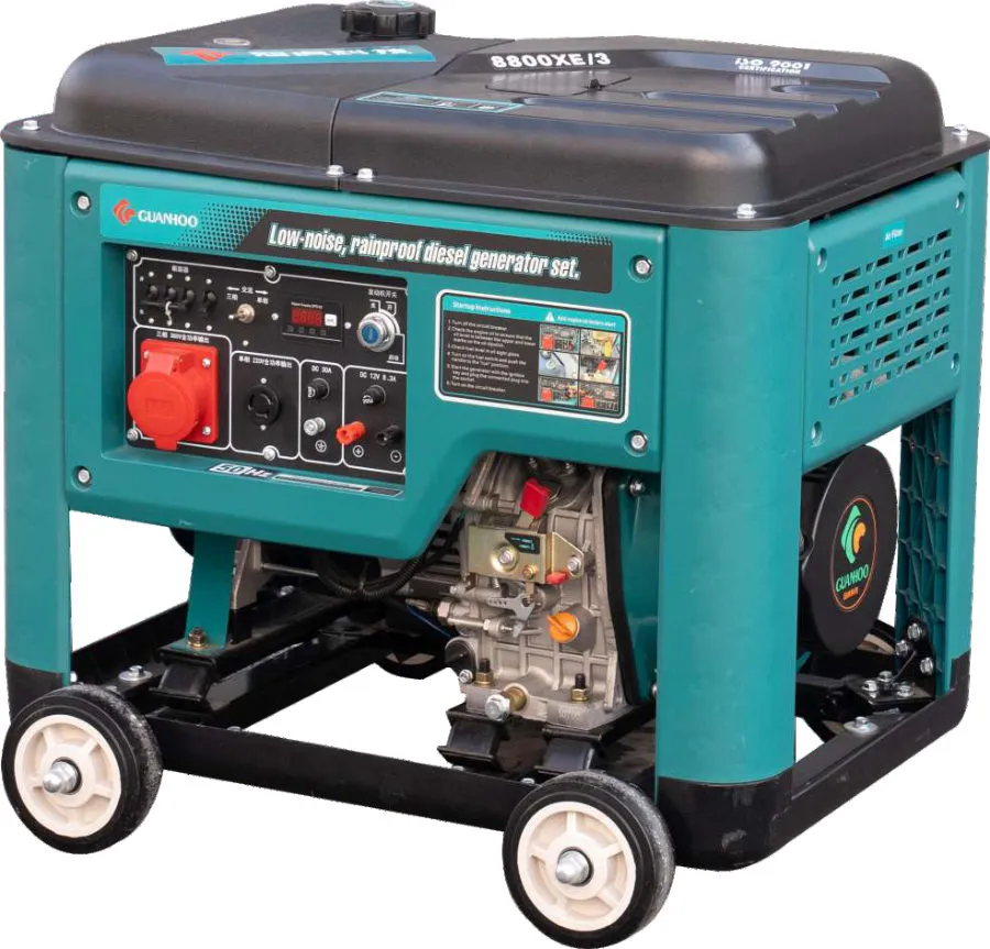 Genset — foto contoh dari pabrik